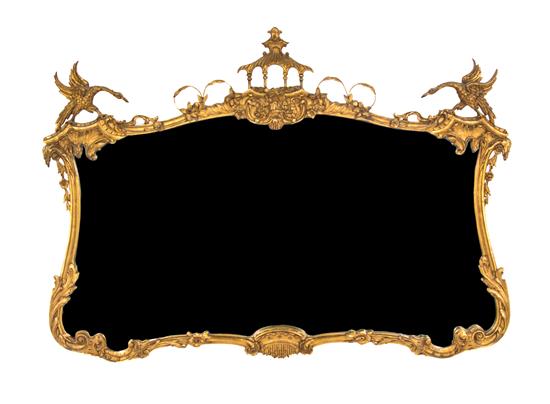 Appraisal: Sale Lot A George III Style Giltwood Mirror having a