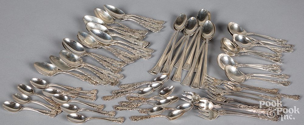 Appraisal: Sterling silver flatware Sterling silver flatware to include eighteen Gorham