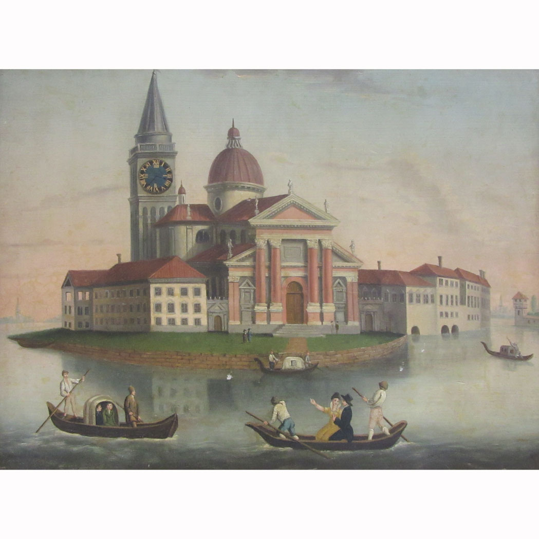 Appraisal: British School th Century View of San Giorgio Maggiore Venice