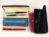 Appraisal: A mixed lot of pens comprising a Conway Stewart fountain