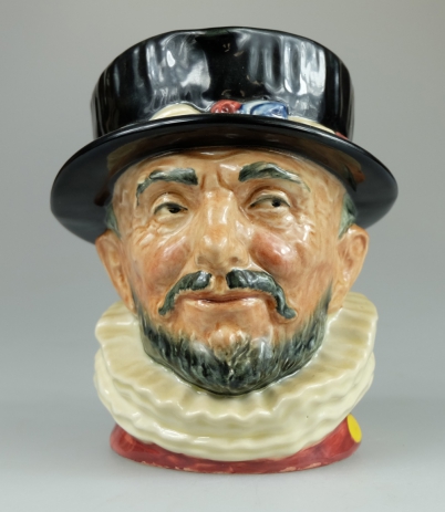 Appraisal: Royal Doulton large rare character jug Beefeater colourway GR Cipher