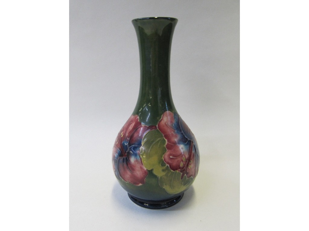 Appraisal: Moorcroft Hibiscus pattern vase