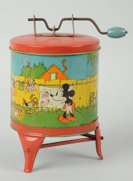 Appraisal: Tin Mickey Mouse Washer Toy By Ohio Art Co A