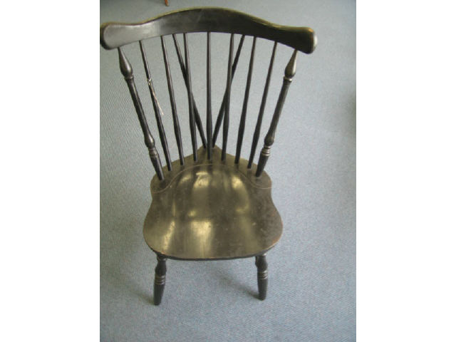 Appraisal: Windsor Chair Black