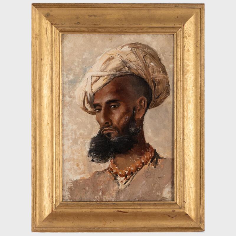 Appraisal: Attributed to Edwin Lord Weeks - Study of a Man