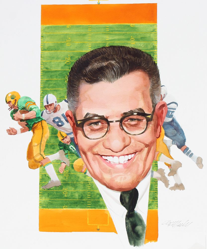 Appraisal: Tom McNeely B Vince Lombardi Original Tom McNeely Canadian B