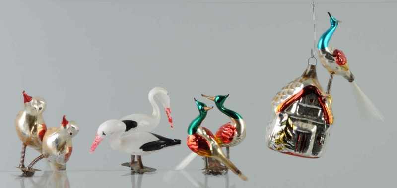 Appraisal: Lot of Bird Christmas Ornaments Condition Excellent