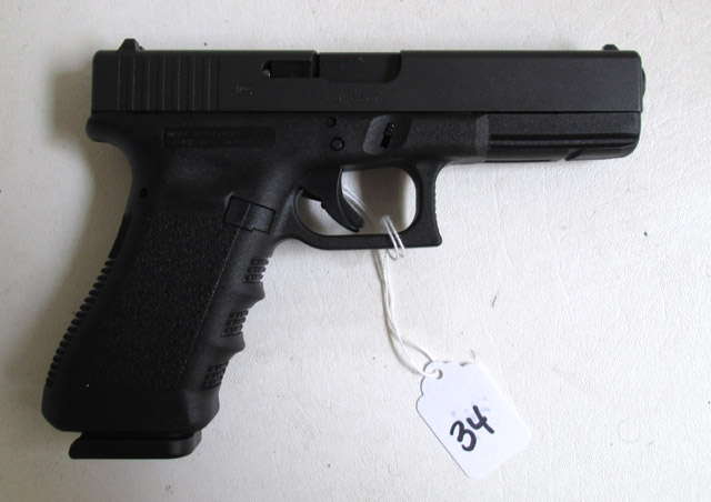 Appraisal: GLOCK DOUBLE ACTION SEMI AUTOMATIC PISTOL mm caliber barrel black