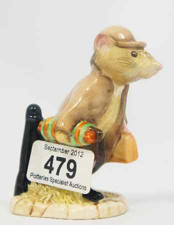 Appraisal: Royal Albert Beatrix Potter Figure Johnny Town Mouse with Bag