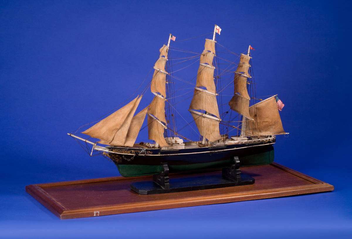 Appraisal: CASED MODEL OF THE AMERICAN SHIP quot NEW YORK quot