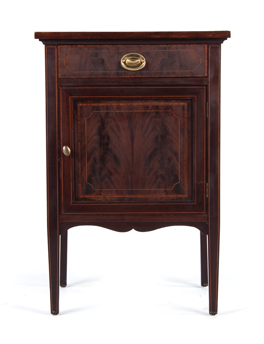 Appraisal: Federal style inlaid mahogany commode