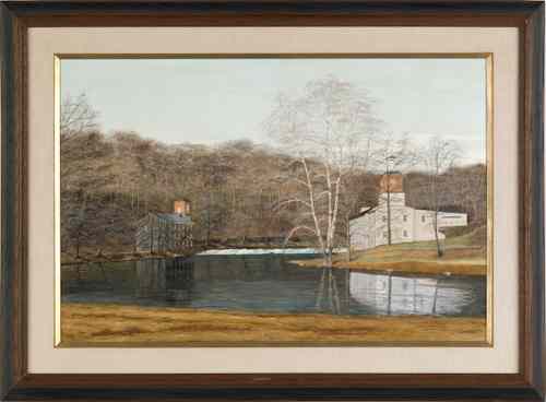 Appraisal: Donald Dodge Johnson American th c oil on board Delaware