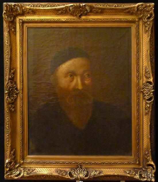 Appraisal: ARTIST UNKNOWN PORTRAIT OF A BEARDED GENTLEMAN OIL ON CANVAS