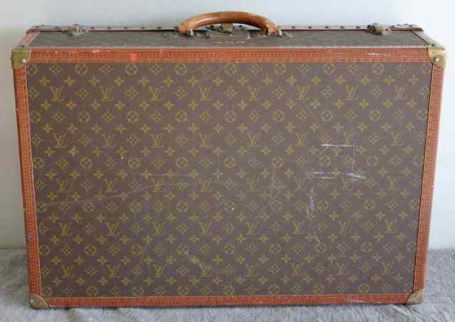 Appraisal: Louis Vuitton Vintage Suitcase Nice original patina and good condition