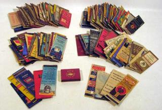 Appraisal: Pcs Gas Restaurants ANTIQUE MATCHBOOK COLLECTION Advertisements Decorative Hotels Products