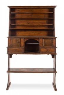 Appraisal: An Italian Walnut Cupboard th th century having a projecting