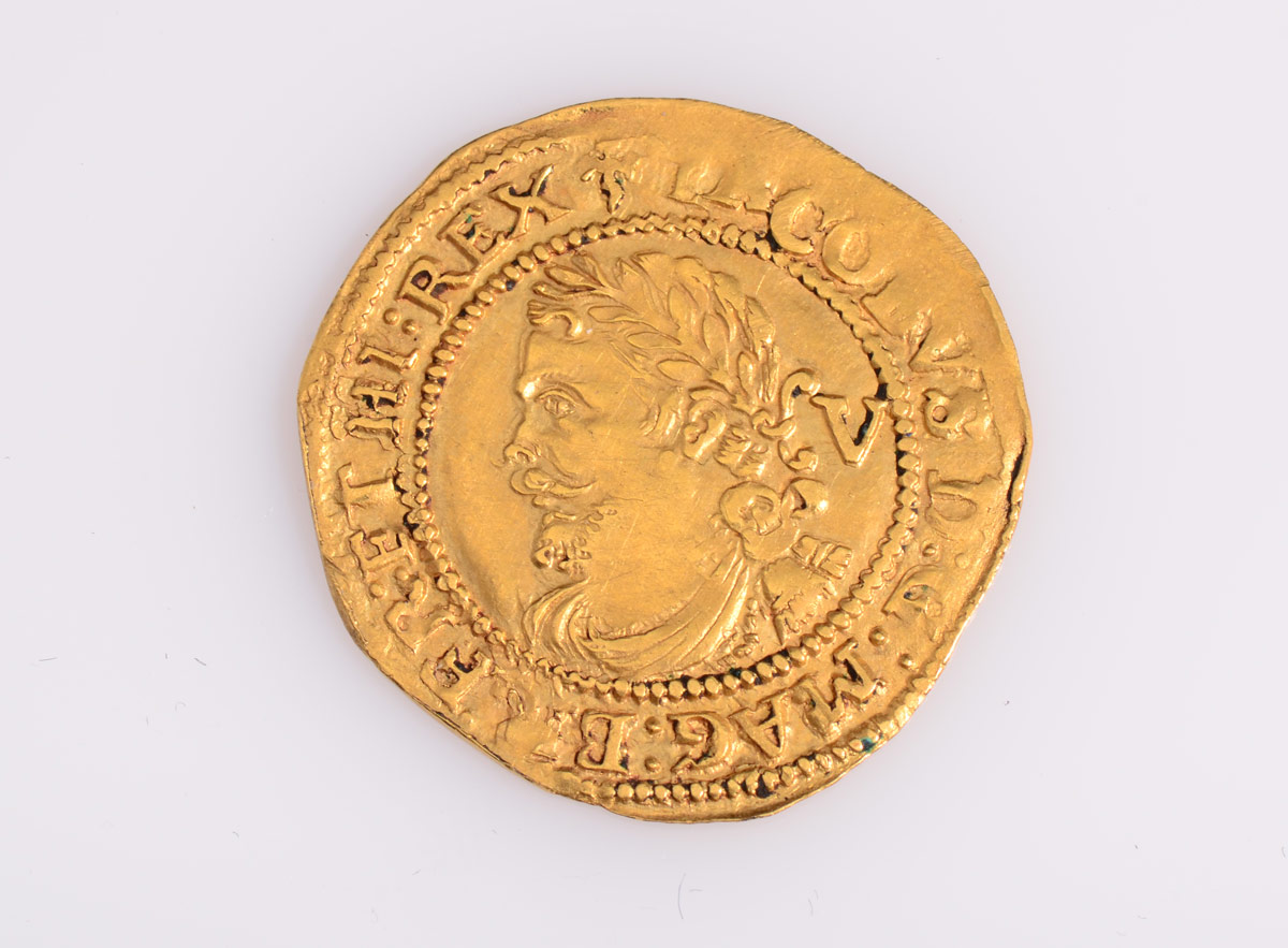 Appraisal: GREAT BRITAIN JAMES I LAUREL GOLD COIN Circa - Ungraded