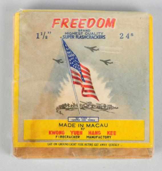 Appraisal: Freedom -Pack Firecrackers Class Manufactured by Kwong Yuen Hangkee Condition