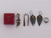 Appraisal: A mixed lot of silver jewellery to include two pairs