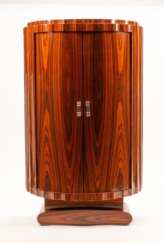 Appraisal: An Art Deco Style Rosewood Cabinet Height x width x