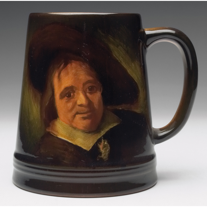 Appraisal: Rookwood handled vessel Standard glaze with a well executed portrait