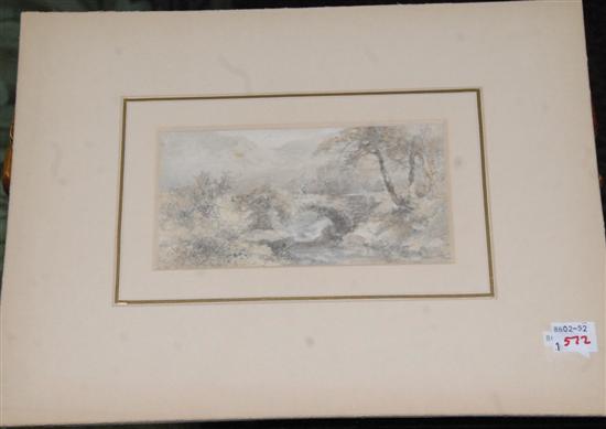 Appraisal: Attributed to Myles Birket Foster British - Watercolor on paper