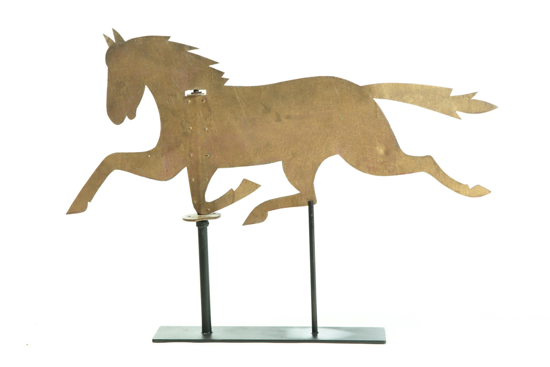 Appraisal: HORSE WEATHERVANE American st half- th century sheet metal Cutout