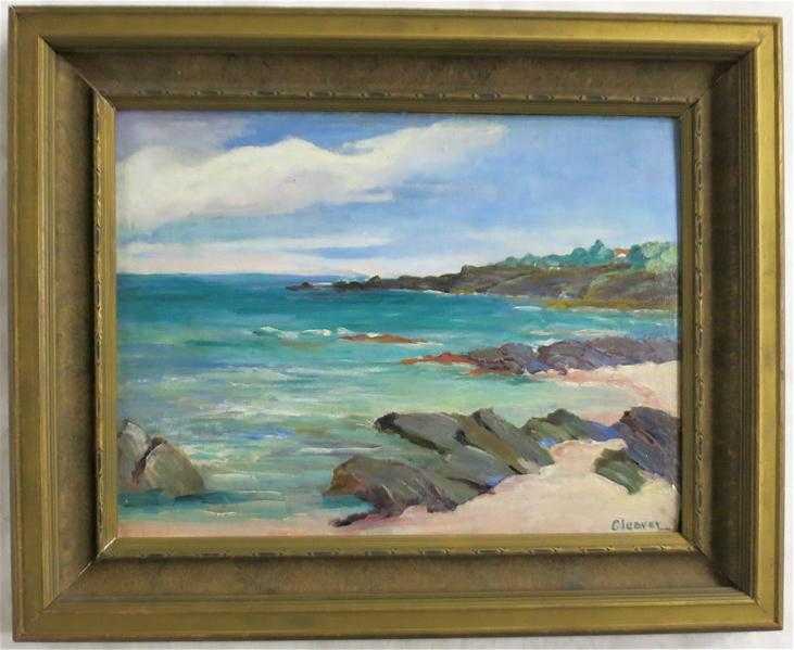 Appraisal: MABEL CLEAVER OIL ON BOARD Oregon Wisconsin born Reeds Bay