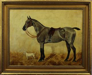 Appraisal: George Paice UK - Portrait of a Horse and a