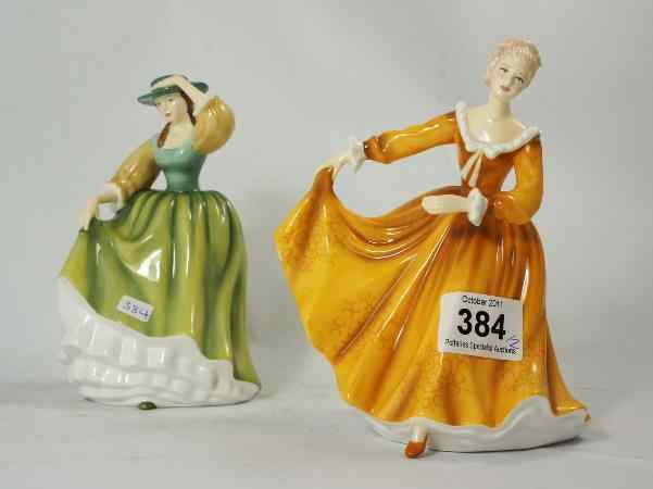 Appraisal: Royal Doulton Figures Buttercup HN and Kirsty HN