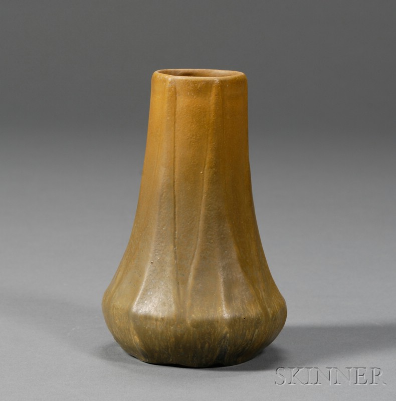 Appraisal: Van Briggle Vase Glazed earthenware Colorado c - Olive green