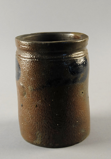 Appraisal: A Strasburg Virginia Stoneware Crock salt glazed dark gray straight