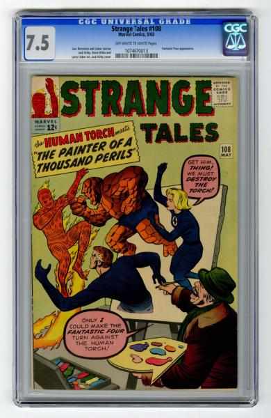 Appraisal: Strange Tales CGC Marvel Comics Click for full description