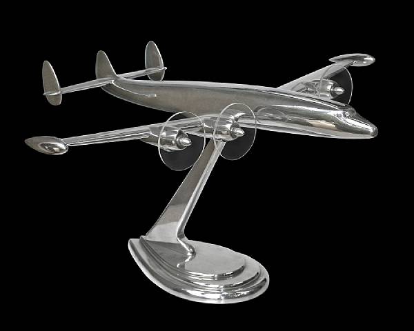 Appraisal: An American cast aluminum model of the Super G Constellation