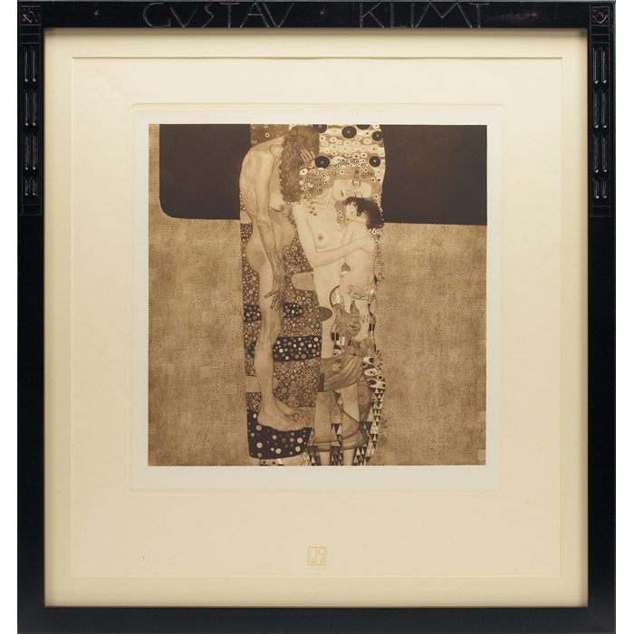 Appraisal: Gustav Klimt Austrian - from the first edition portfolio ''TheThree