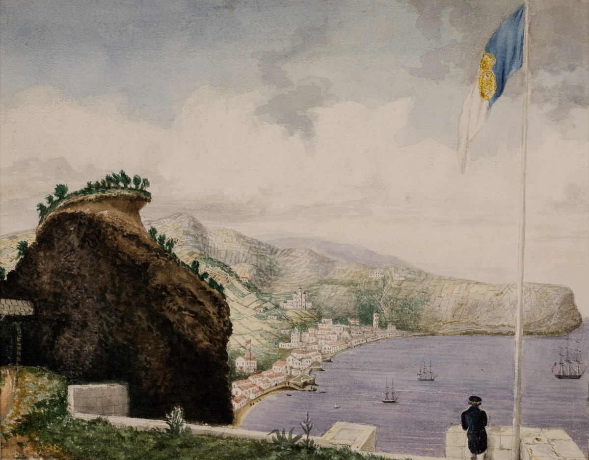 Appraisal: SIXTEEN DRAWINGS AND WATERCOLORS OF THE AZORES AND THE MADEIRA