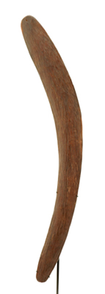 Appraisal: A Central Desert Boomerang eliptical shaped with a fine patinated