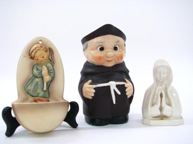 Appraisal: Group of Hummel and Goebel Figures including Friar Tuck milk