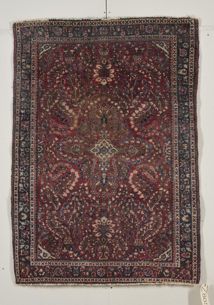 Appraisal: Sarouk Rug West Persia second quarter th century ft in