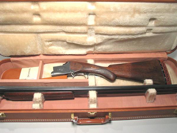 Appraisal: A gauge Belgian Browning Grade superposed shotgun circa with later