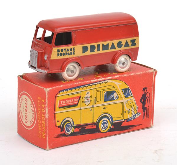 Appraisal: JF QUIRALU CAMIONNETTE PEUGEOT D A K RED WITH YELLOW