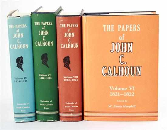 Appraisal: South Carolina books John C Calhoun and antebellum history THE