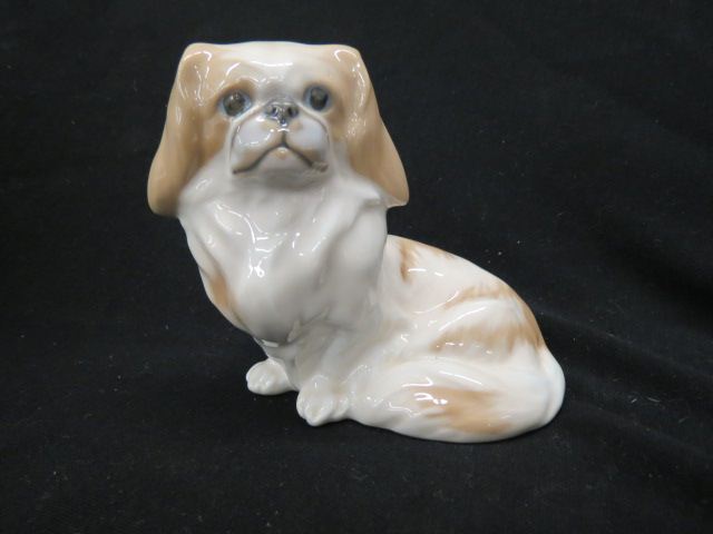 Appraisal: Royal Copenhagen Dog Figurine a seated pekinese tall excellent