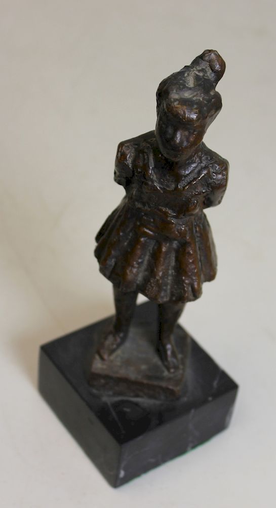 Appraisal: GROSS Chaim Signed Bronze Sculpture of a Girl Signed on