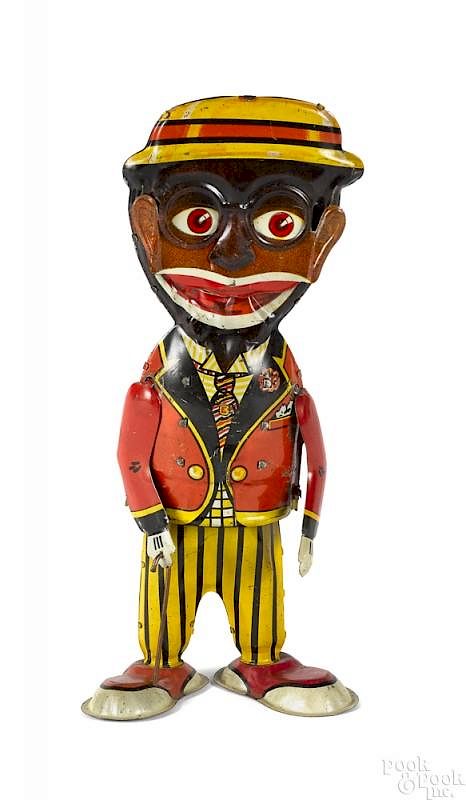 Appraisal: Marx tin lithograph wind-up Mammy's Boy Walker Marx tin lithograph