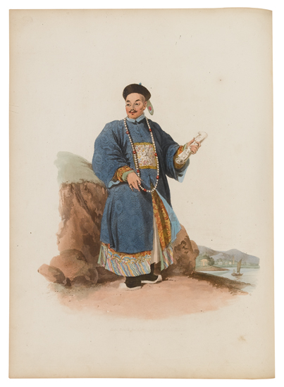 Appraisal: COSTUME Alexander William The Costume of China Tinted etched dedication