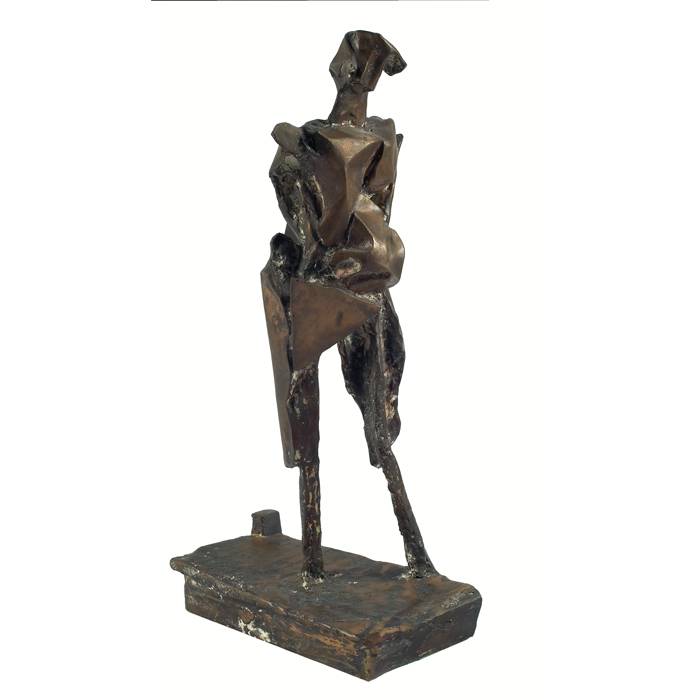 Appraisal: Abbott Pattison American - ''Firenze '' c bronze sculpture ''h