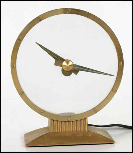 Appraisal: JEFFERSON GOLDEN HOUR ELECTRIC CLOCK H '' W '' D