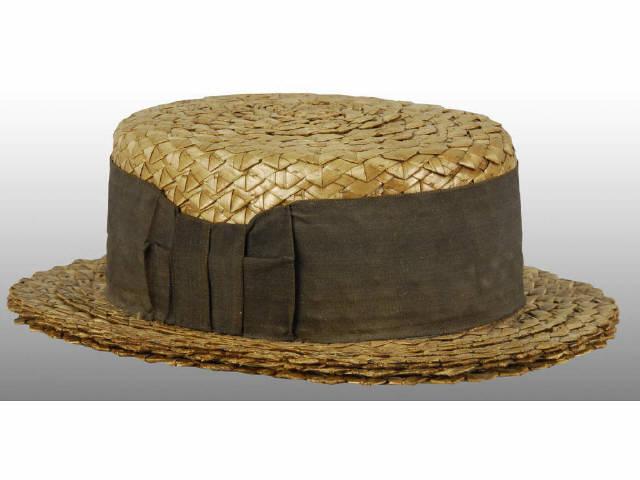 Appraisal: Elis Salesman Sample Straw Hat Description Circa General wear and