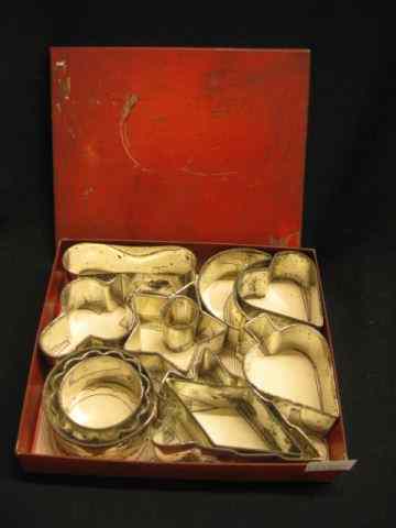 Appraisal: Tin Cookie Cutters in tin box